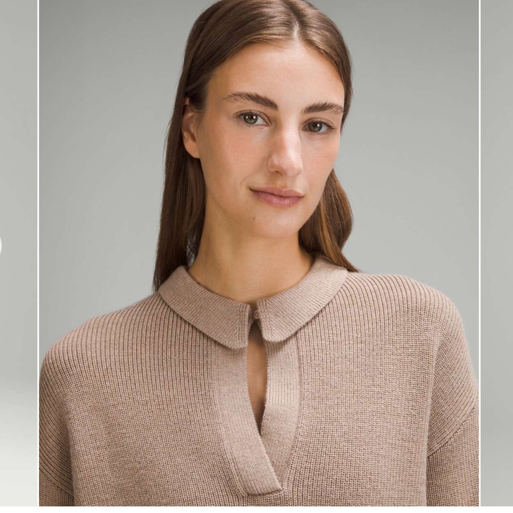 Lululemon Collared Merino Wool-blend Sweater - Picture 3 of 6
